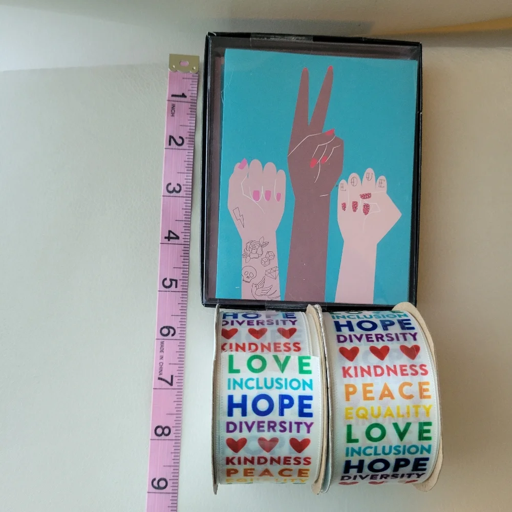 Diversity Bundle ~ Notecards & Ribbon ~ NWT ~ LGBTQ ~ Pride Month! FINAL PRICE!